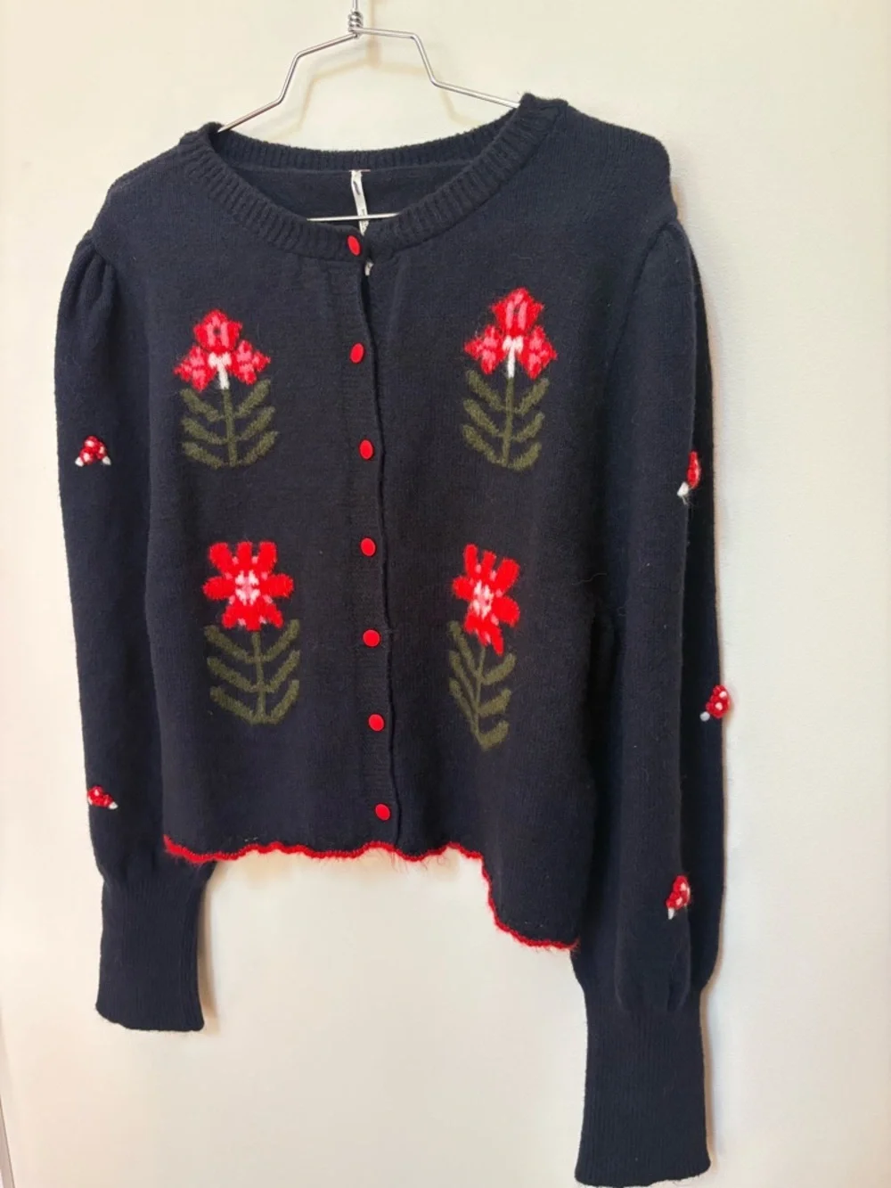 NWOT Free People Nonna Knit Cardi Size Large